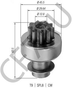 23312E3010 DATSUN Привод с механизмом свободного хода, стартер в городе Королёв
