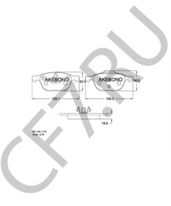 30793618 VOLVO Колодки тормозные в городе Королёв
