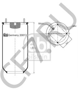 175005 PEGASO Кожух пневматической рессоры в городе Королёв
