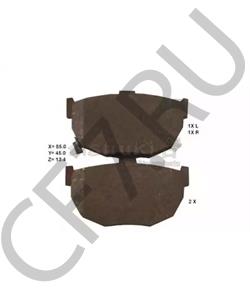 0986424418 BOSCH Колодки тормозные дисковые | зад | в городе Королёв