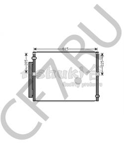 814236 VALEO Конденсор кондиционера TOYOTA LAND CRUISER (J12) в городе Королёв