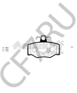LP617 DELPHI колодки дисковые з. NissanPrimera P10/P11 1.6-2.0/2.0TD 90> в городе Королёв