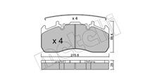 MERITOR Комплект тормозных колодок, дисковый тормоз