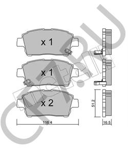 4114500040 GEELY Комплект тормозных колодок, дисковый тормоз в городе Королёв