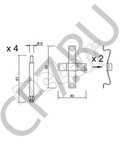 217831 VOLVO Комплектующие, колодки дискового тормоза в городе Королёв
