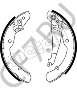 SHH3502050 BRILLIANCE Комплект тормозных колодок в городе Королёв