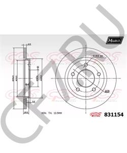 18017537 OLDSMOBILE Тормозной диск в городе Королёв