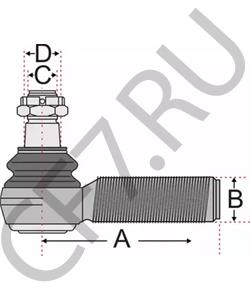 21230138 OPTARE Наконечник поперечной рулевой тяги в городе Королёв
