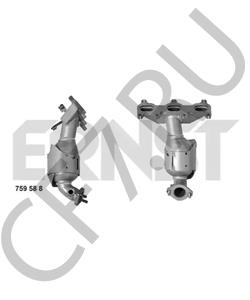 2851037341 HYUNDAI / KIA Коллектор HYUNDAI SONATA (ТагАЗ) 2.7 выпускной правый в городе Королёв