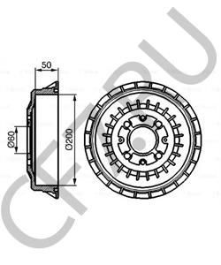 2108 350207 LADA Тормозной барабан в городе Королёв