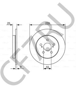 1421540 CARRARO Тормозной диск в городе Королёв