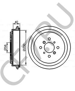 4351160G10000 SUZUKI (CHANGAN) Тормозной барабан в городе Королёв