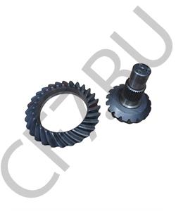 DZ9112320689 SHAANXI Коническая пара среднего редуктора (28х17, i-5.73, короткий хвостик, мелкий шлиц) SH в городе Королёв