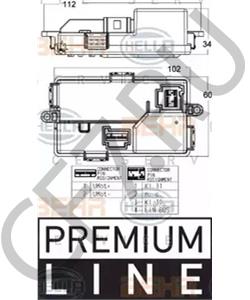 64119311938 BMW (BRILLIANCE) Регулятор, вентилятор салона в городе Королёв