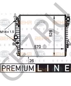 C2C36506 DAIMLER Радиатор, охлаждение двигателя в городе Королёв