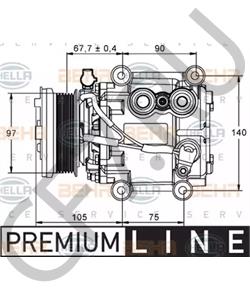 XR820839 LINCOLN Компрессор, кондиционер в городе Королёв
