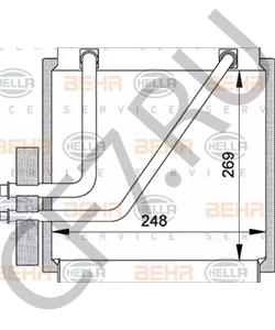 95NW 19850 AC VW Испаритель, кондиционер в городе Королёв