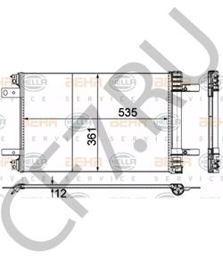 98 167 465 80 PSA Радиатор кондиционера Boxer, Ducato 250 06- в городе Королёв