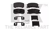 PERODUA Комплект тормозных колодок, дисковый тормоз