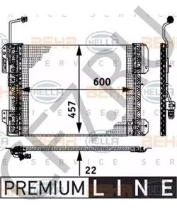 9405000254 BHARATBENZ Конденсатор, кондиционер в городе Королёв