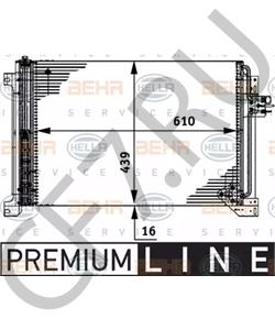 41214450 ASTRA Конденсатор, кондиционер в городе Королёв
