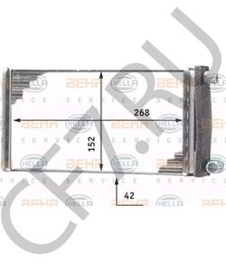 A0028356201 PUCH Теплообменник, отопление салона в городе Королёв