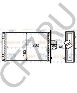 5003372AA PLYMOUTH Теплообменник, отопление салона в городе Королёв