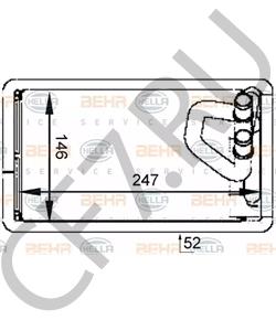 27140EB01A AWD Теплообменник, отопление салона в городе Королёв