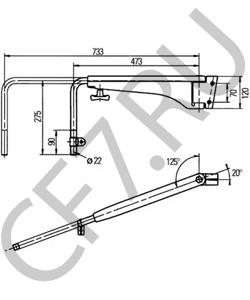 LF182 AMAZONE Кронштейн, наружное зеркало в городе Королёв