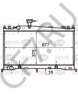 LF2115200 Dar Радиатор основной MAZDA6 / ATENZA 1.8 / 2.0 02-05 в городе Королёв