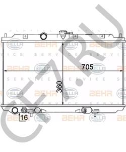 21460AV600 AWD Радиатор, охлаждение двигателя в городе Королёв