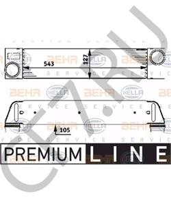 17517790846 BRYMAN ОХЛАДИТЕЛЬ НАДДУВОЧНОГО ВОЗДУХА в городе Королёв