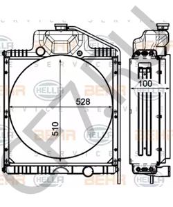 77 00 060 775 CLAAS Радиатор, охлаждение двигателя в городе Королёв