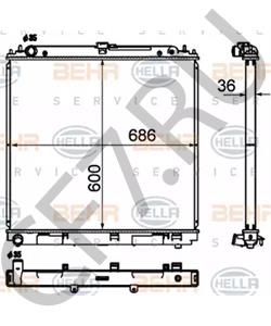 21410EB30A AWD Радиатор, охлаждение двигателя в городе Королёв