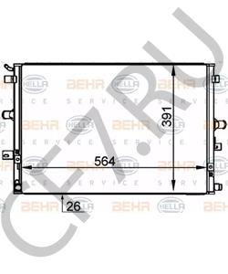 XR839090 DAIMLER Интеркулер в городе Королёв