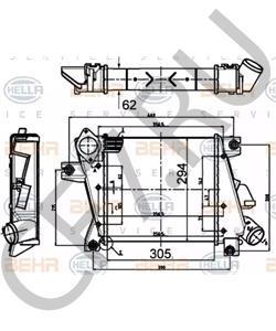 14461EQ40A AWD Интеркулер в городе Королёв