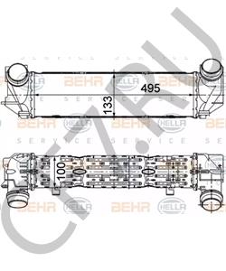 17 11 7 618 769 BMW (BRILLIANCE) Интеркулер в городе Королёв