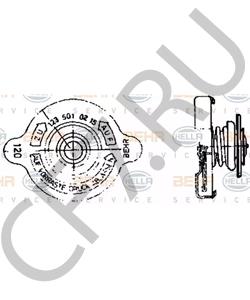 0120-432-307 SOLARIS Крышка, резервуар охлаждающей жидкости в городе Королёв