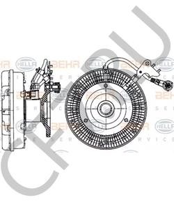 0002008622 Maxpower Муфта вязкостная MAXPOWER,MERCEDES-BENZ,ACTROS MP2 (/ 5412001822/ 5412001022/ 5412001122/5 в городе Королёв