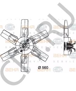 51 06601 0223 MAN Вентилятор, охлаждение двигателя в городе Королёв