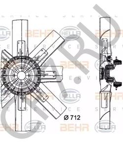 51 02601 9227 MAN Вентилятор, охлаждение двигателя в городе Королёв