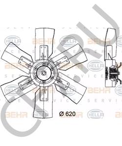 51 06601 0221 MAN Вентилятор, охлаждение двигателя в городе Королёв