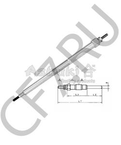 01-01-110 Ashika Свеча накаливания в городе Королёв
