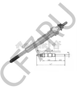 FG9328 ROV/TRIU/JAGU/AUSTIN Свеча накаливания в городе Королёв