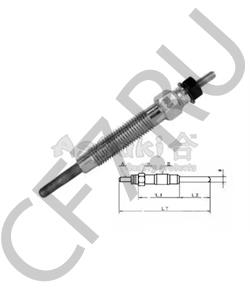 01-0H-H01 Ashika свеча накаливания в городе Королёв