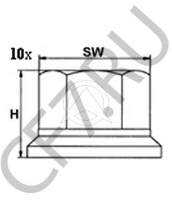 8.241.999.726 EVOBUS Гайка крепления колеса в городе Королёв