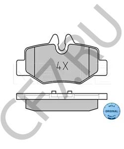 636 420 03 20 MERCEDES-BENZ (FJDA) Комплект тормозных колодок, дисковый тормоз в городе Королёв