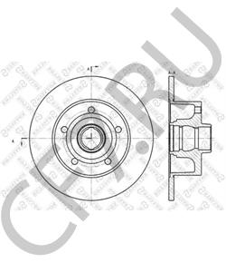 '230394 DT SPARE PARTS Диск сцепления [400GTZ] в городе Королёв
