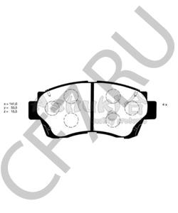 0986424799 BOSCH Колодки тормозные дисковые | перед | в городе Королёв