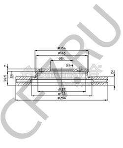 GJ553325XD MAZDA BRAKE ROTOR в городе Королёв